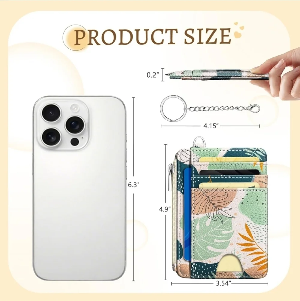 Colorful Card Organizer with ID Window